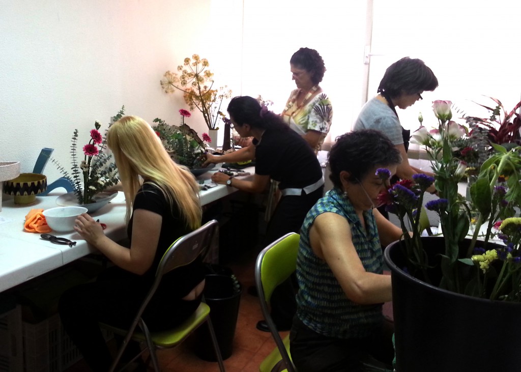 clase ikebana